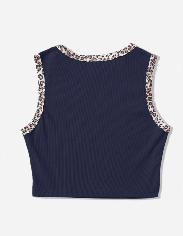 Кроп топ "Sweetsoul" тъмно син