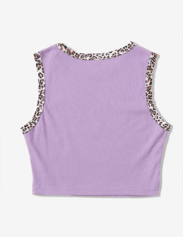 Кроп топ "Sweetsoul" лилав
