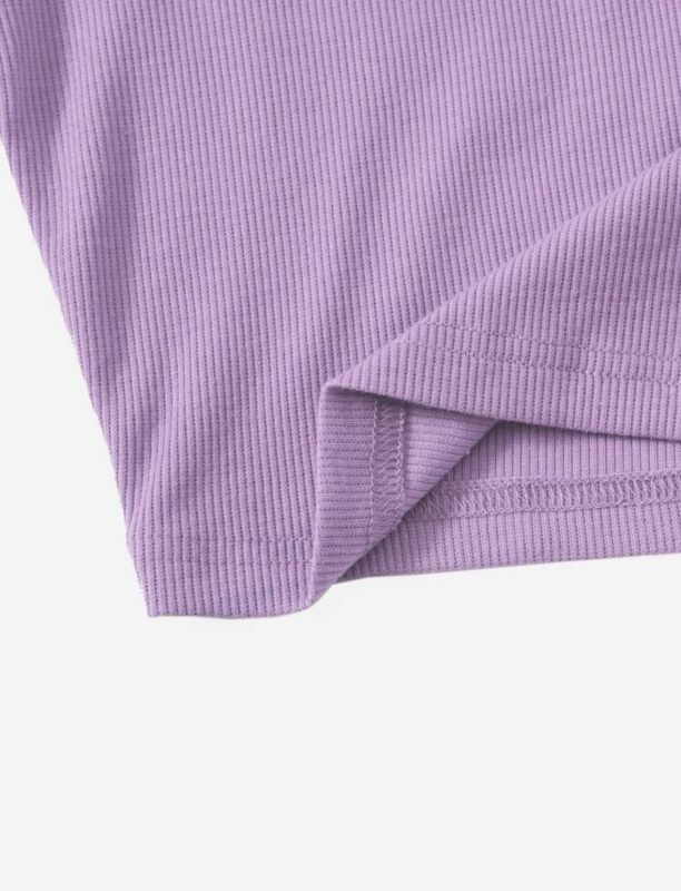 Кроп топ "Sweetsoul" лилав